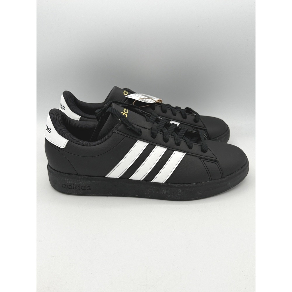 Adidas Grand Court 2.0 Shoes Mens 10 Black White JR0546